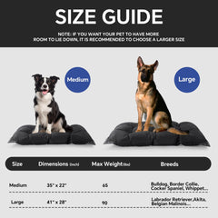 Cama para perro HOMBYS en jaula, ajuste seguro en jaula estándar.