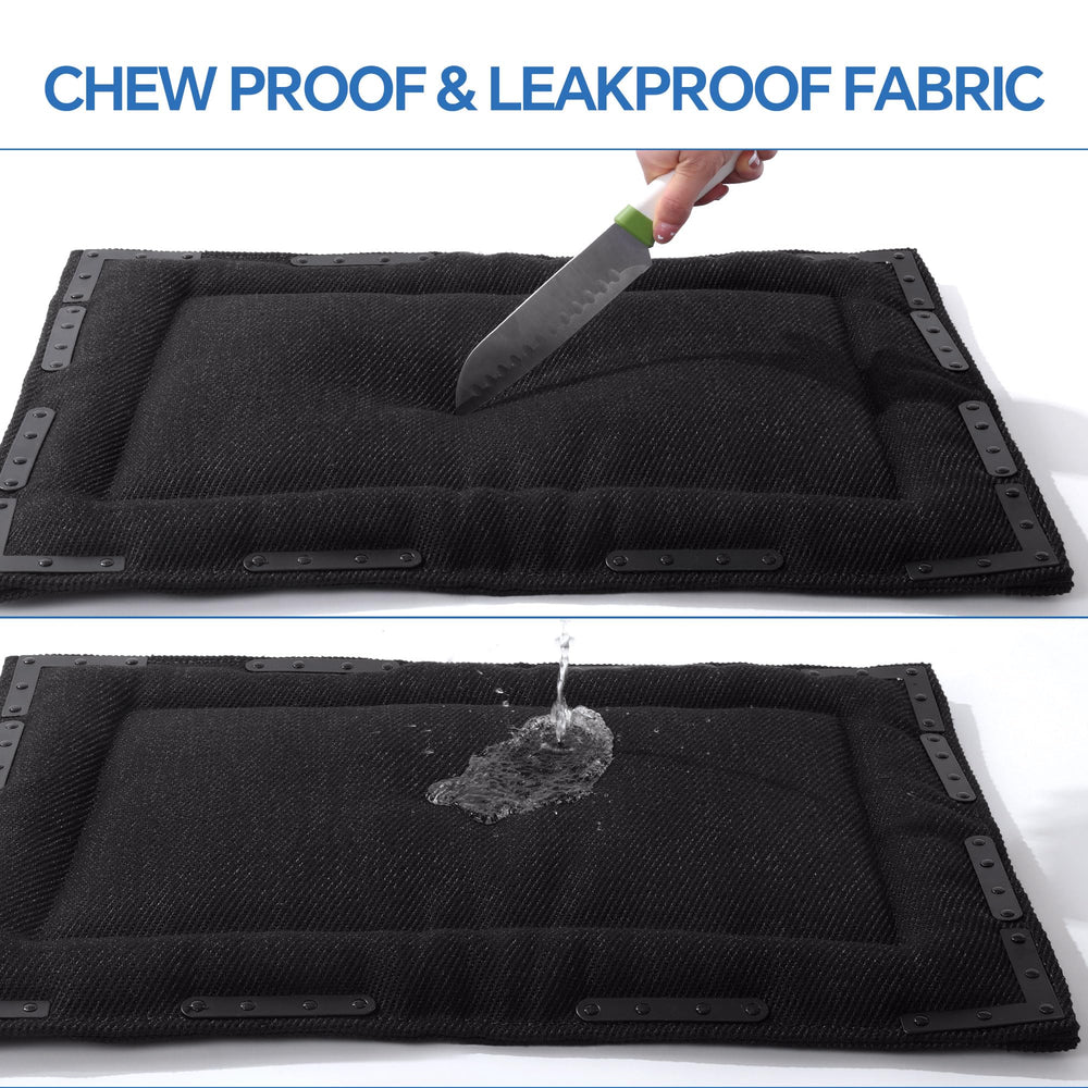 Cama HOMBYS impermeable que evita olores y facilita la limpieza.