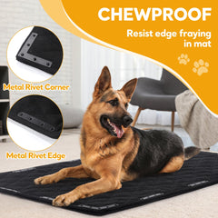 Tapete para kennel HOMBYS resistente al agua, ideal para interior o exterior.