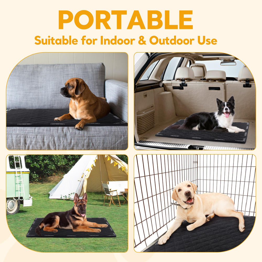 Uso interior y exterior con HOMBYS, cama de perros para cualquier entorno.