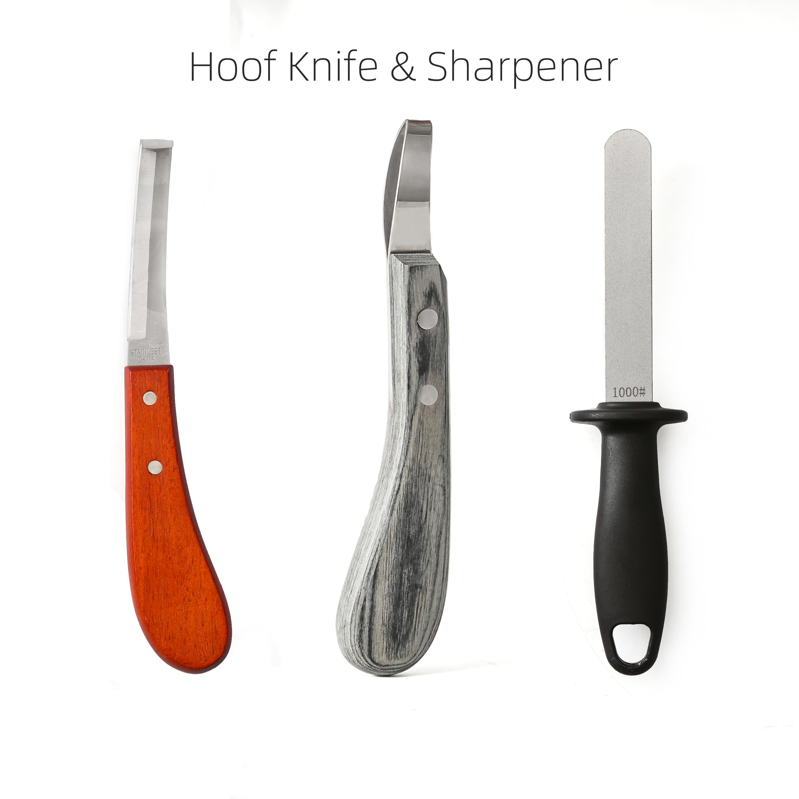 Homcare cuchillo de casco doble filo, versátil para recortes.