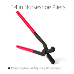 Homcare pinzas para herrar caballos, ajuste seguro de herraduras.