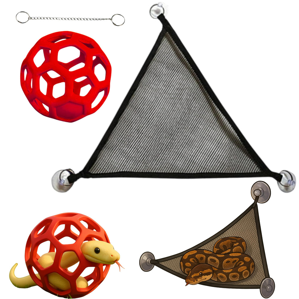 Homedy Crafts bola enriquecedora con hamaca para ejercicio seguro.