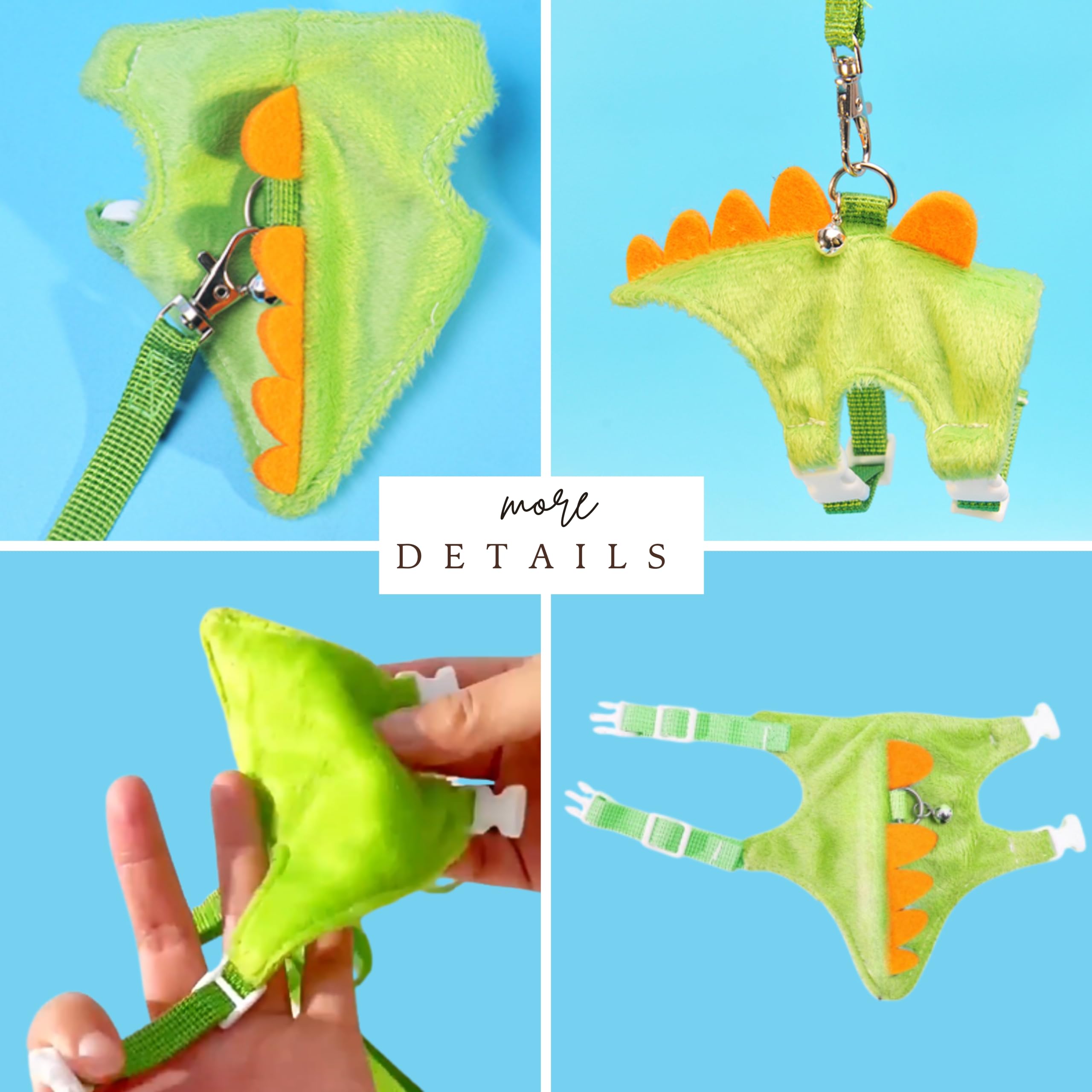 Homedy Crafts accesorios para erizo verde, estilo y comodidad