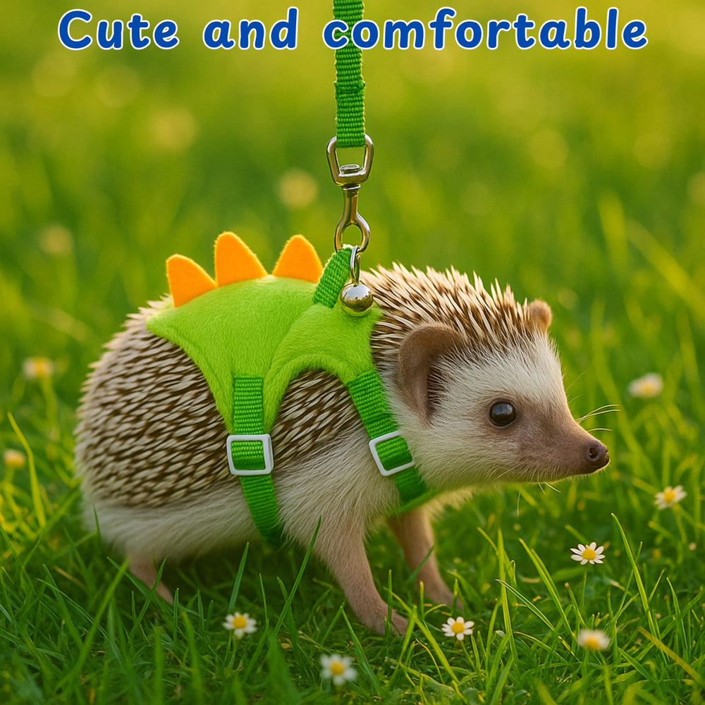 Homedy Crafts conjunto erizo verde, versátil para mascotas pequeñas