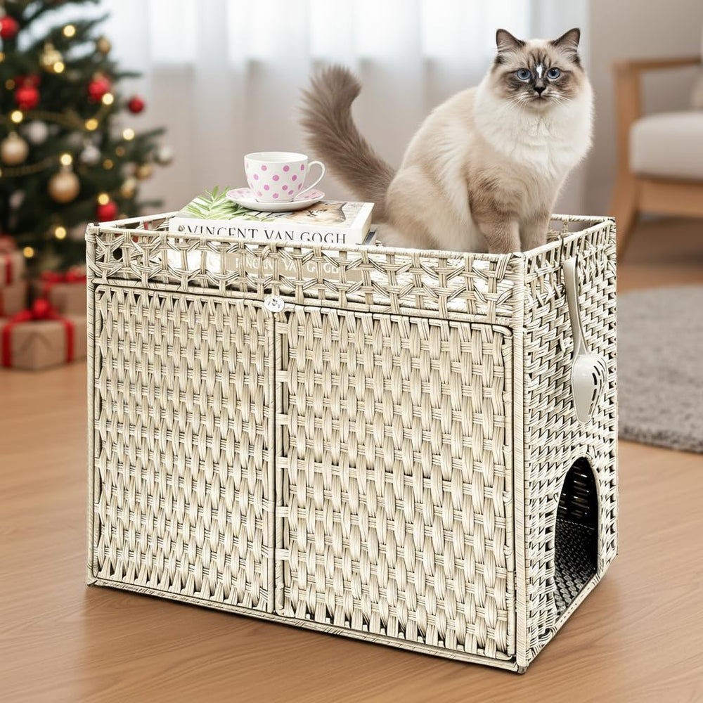 Homegroove: caja oculta Camel, frontal, solución discreta para sala y limpieza fácil.