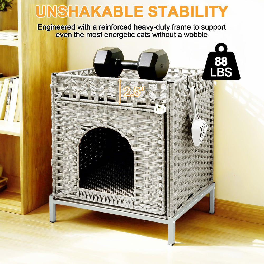 Oculta caja de arena: mueble de diseño Homegroove con caja oculta.