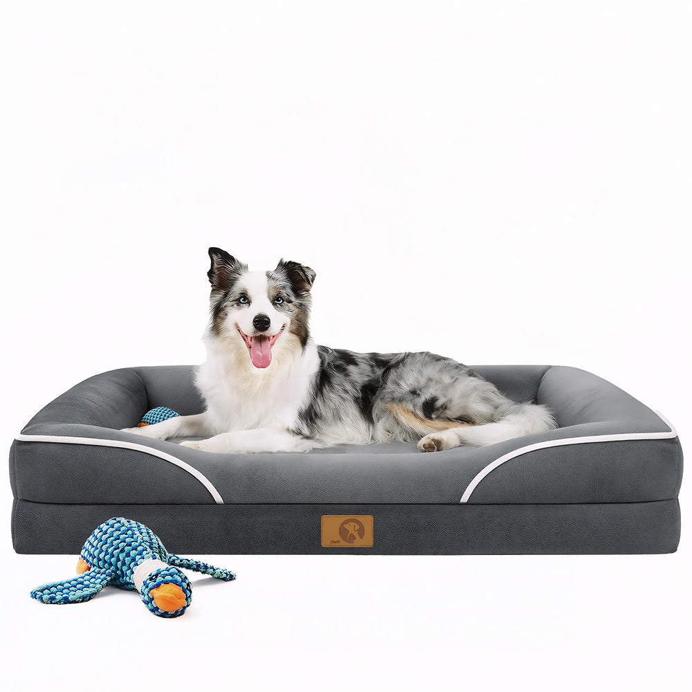 Cama ortopédica Homemate para perro grande con soporte cómodo y funda lavable