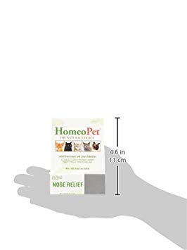 HomeoPet Envase Gato Nariz - Presentación de tres unidades para cuidado nasal natural.