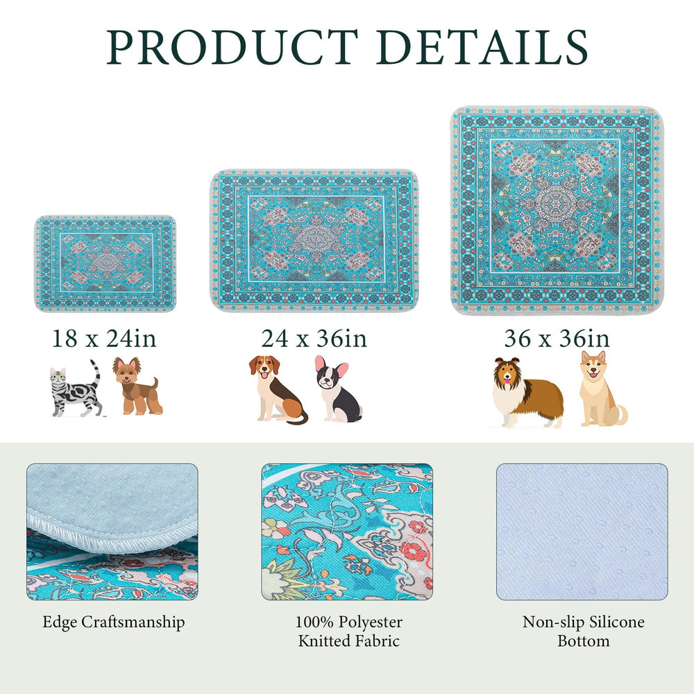 Tapete Homimp de 36x36 pulgadas, superficie amplia para perros grandes.