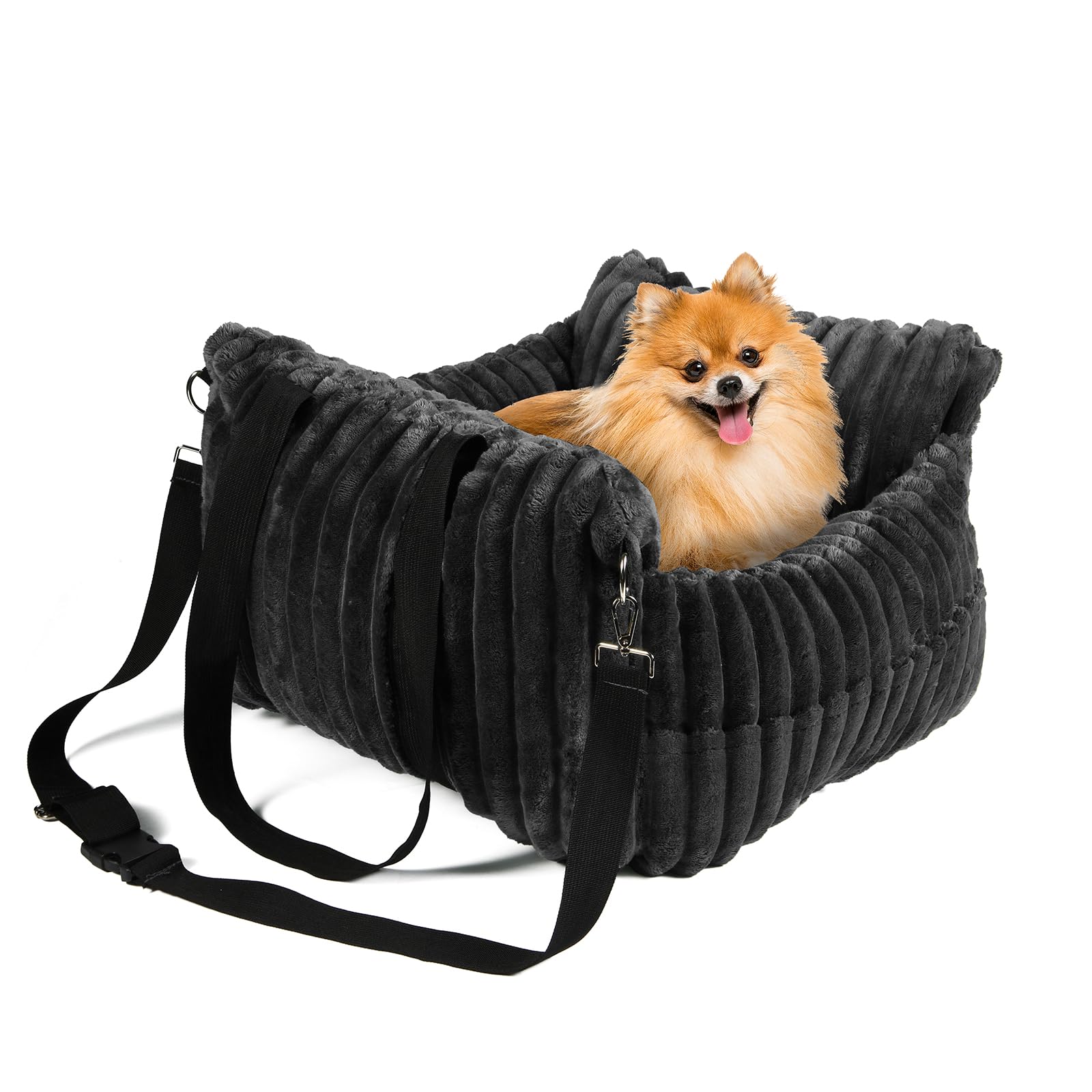 HOMLOVE Asiento elevador para perros en coche ofrece seguridad y visibilidad