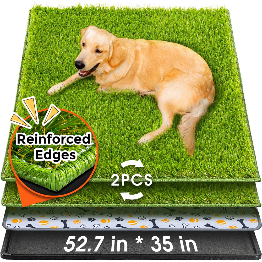 Hompet cesped artificial para perros grandes, superficie realista para entrenamiento.