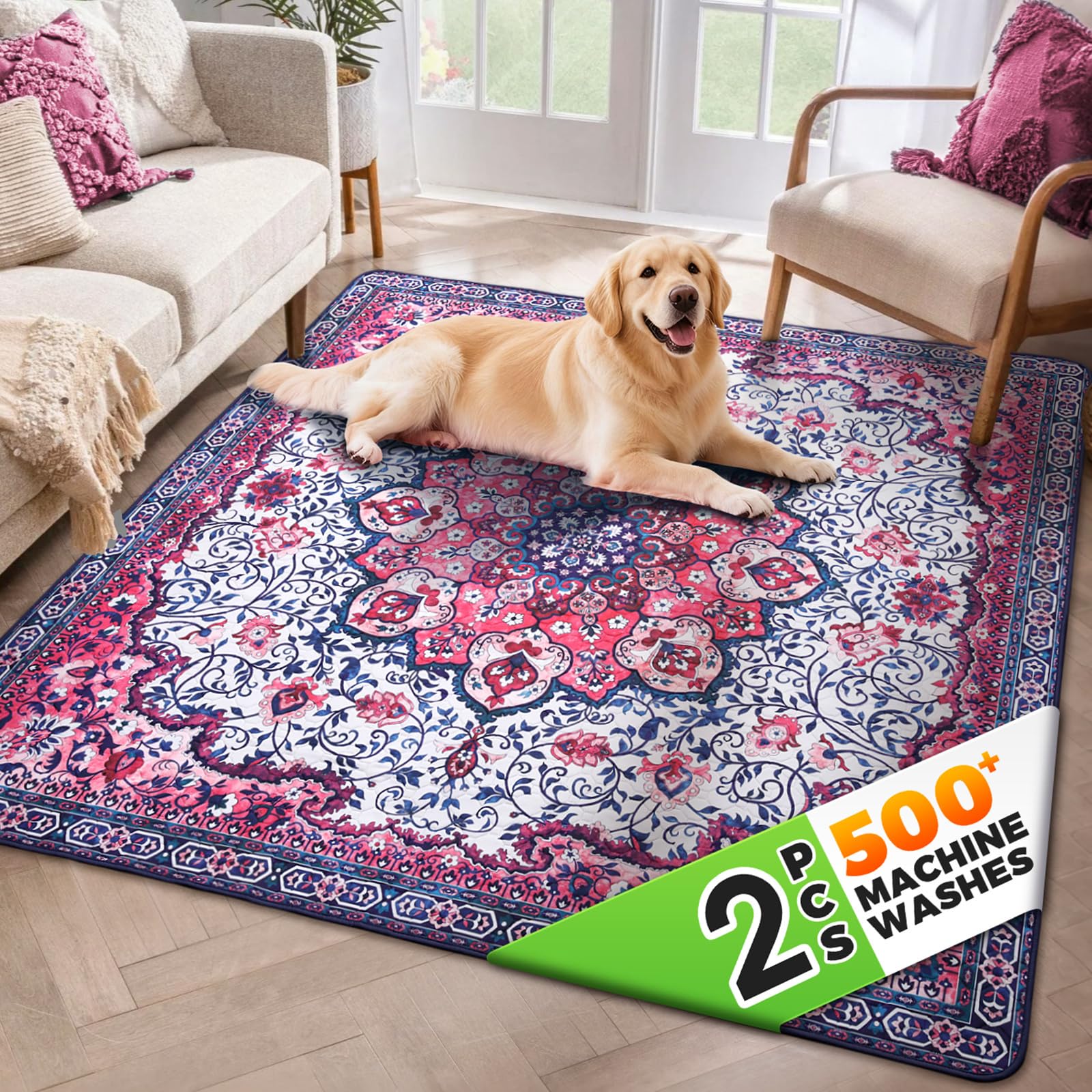 Hompet tapete puerta perro absorbente: absorbe rápidamente las patas mojadas.
