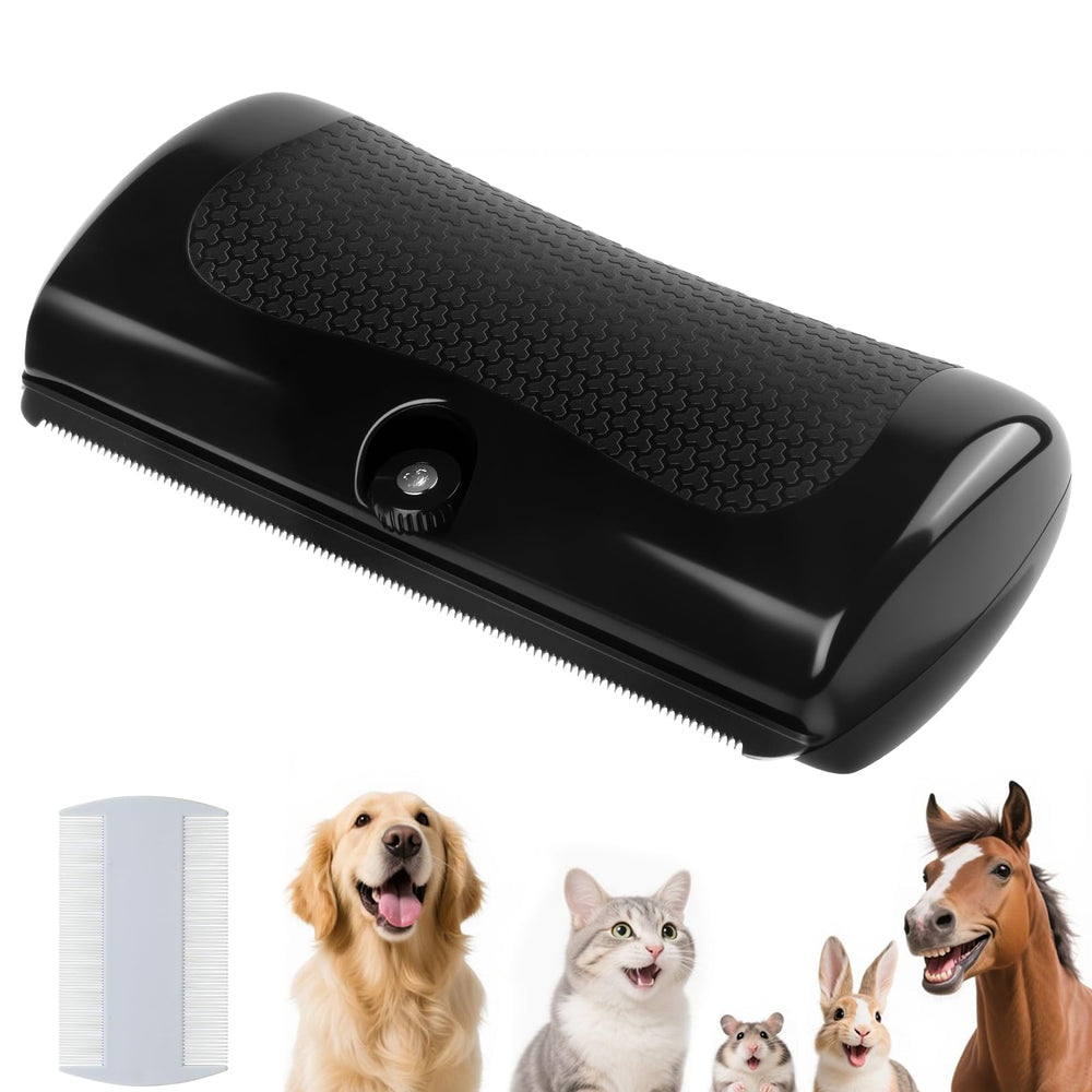 Homsoil cepillo deshedding para mascotas, elimina pelo suelto con suavidad y confort.
