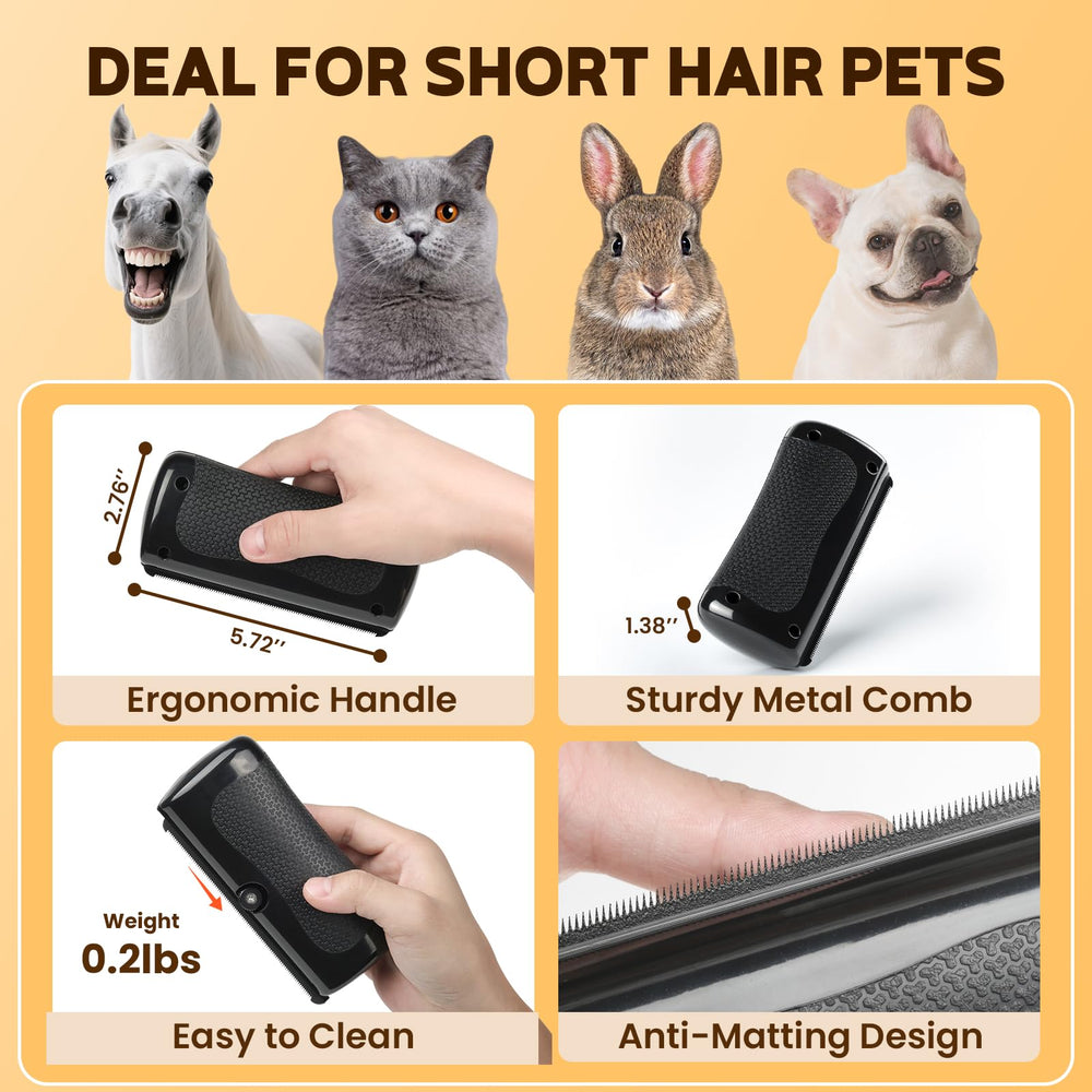 Homsoil cepillo para perros, elimina pelo suelto y reduce enredos.