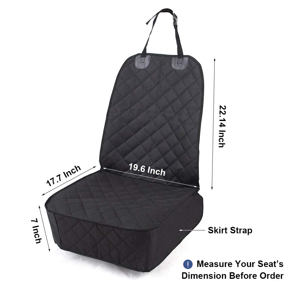 HONEST OUTFITTERS funda para asiento frontal de perro en pack de dos instalación sencilla