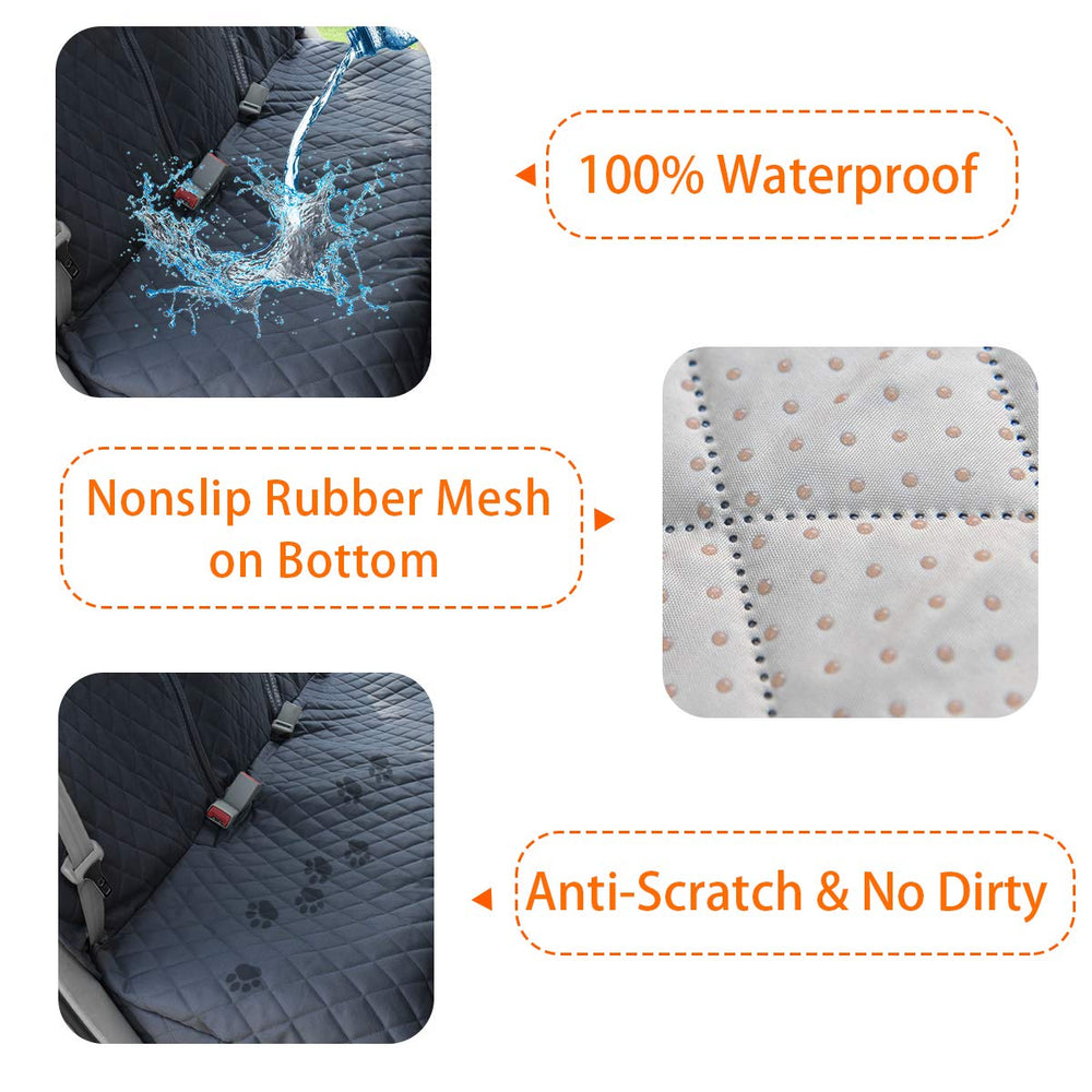 Honest Outfitters funda con falda lateral para asiento de perro, protege bordes y pelos.