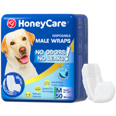 HONEY CARE All-Absorb A25 wrap exterior transpirable para perro macho.