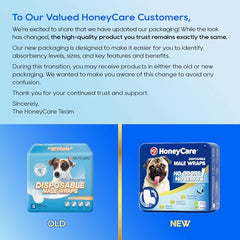 All-Absorb A26 Wrap de Honey Care con cierre ajustable para ajuste seguro.