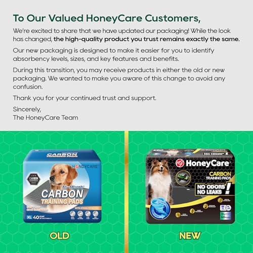 Honey Care All-Absorb con cinco capas interiores para protección del suelo.