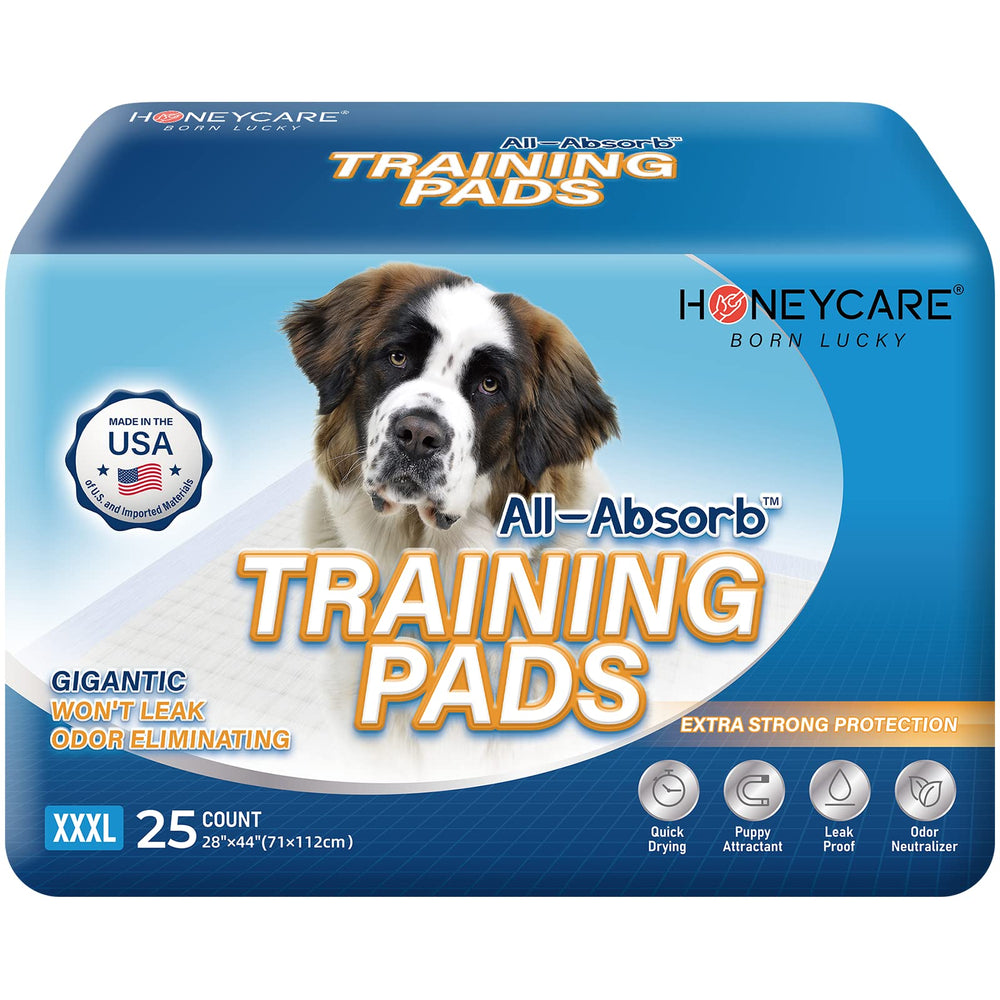 Almohadilla Honey Care para perros grandes 28x44, entrenamiento cómodo y limpio.