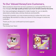 Indicador de humedad de Honey Care All-Absorb, avisando cuándo cambiar.