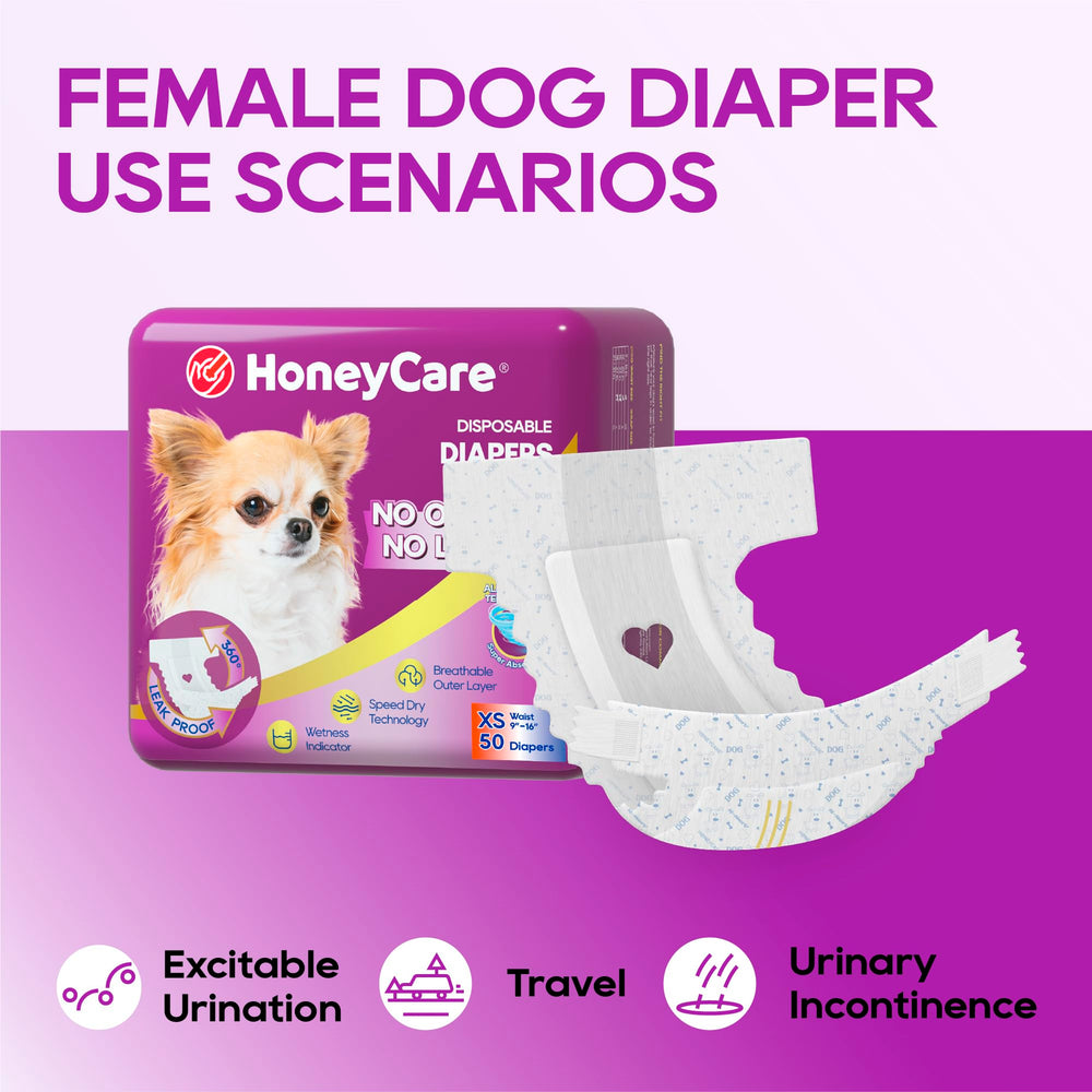 Honey Care All-Absorb: talla XS adecuada para razas pequeñas