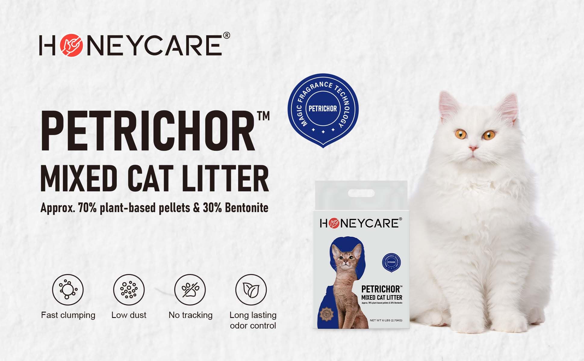 HONEY CARE Petrichor: polvo reducido y menos huellas por pellets