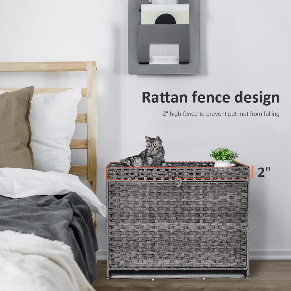 Honiakaka casa para gatos tejida a mano ofrece amplio espacio