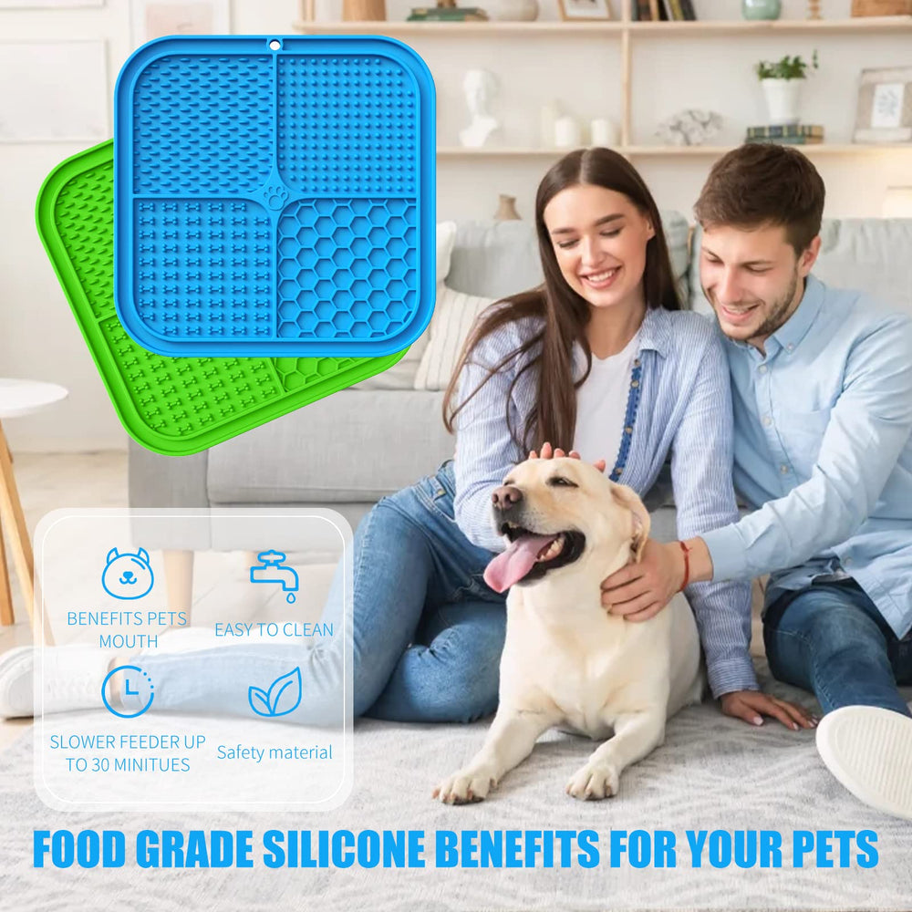 Honomastry Lick Mat para baño y aseo, fácil de limpiar