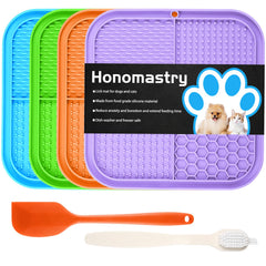 Honomastry tapete de lamido para perros, base estable para lamido durante el baño