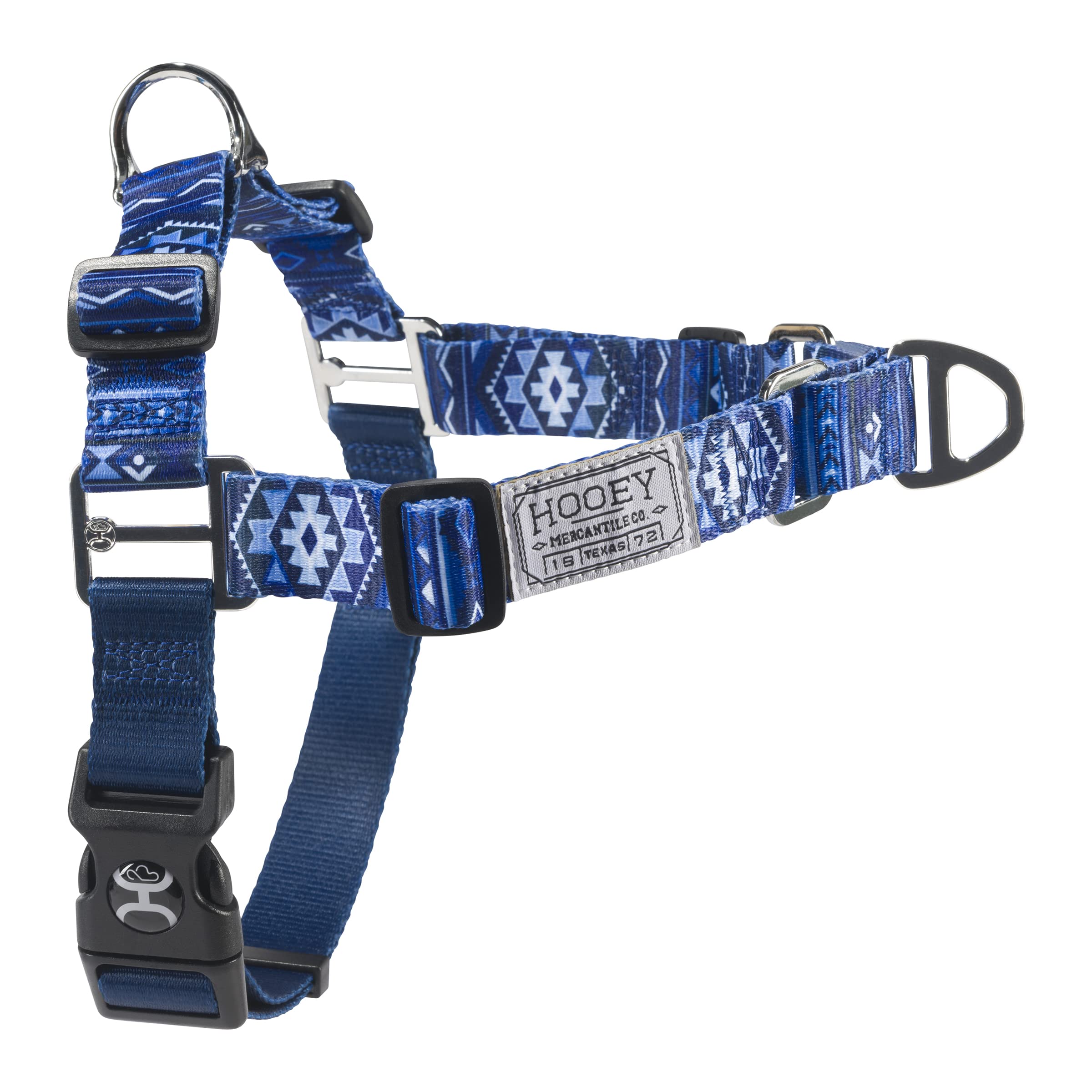 Hooey Nomad arnés para perros con estilo ombre aztec, ideal para paseos cómodos.