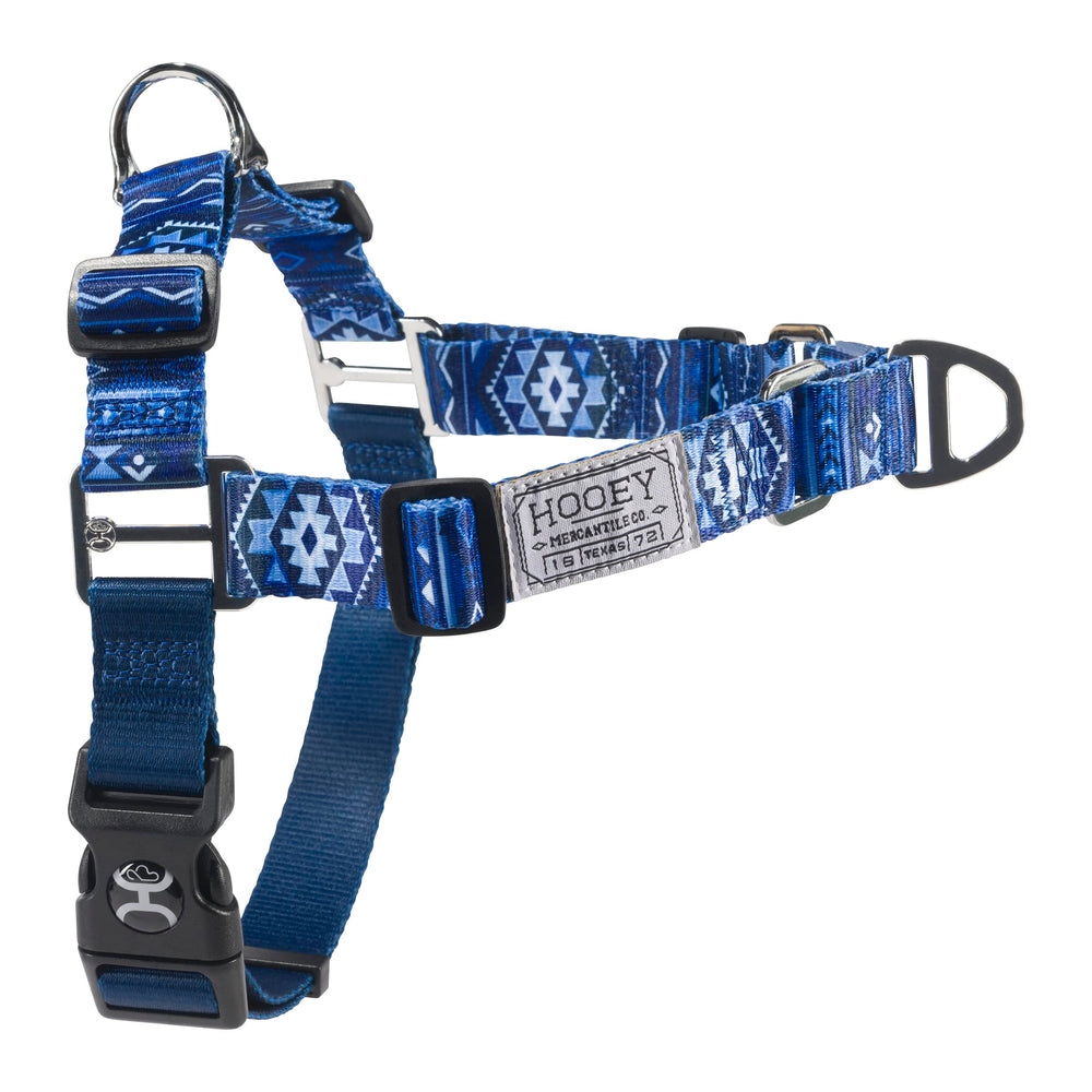 Hooey Nomad arnés para perros con estilo ombre aztec, ideal para paseos cómodos.