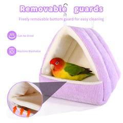 Hoopttay Bird Bed, forro de franela acolchado 0,8 pulgadas para mayor calidez.
