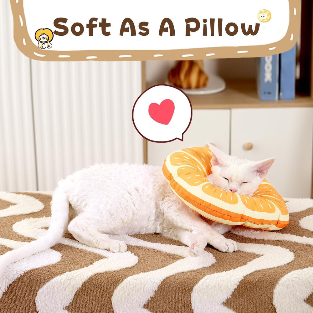 Hoopttay cono para gato con hebilla ajustable para un ajuste cómodo.