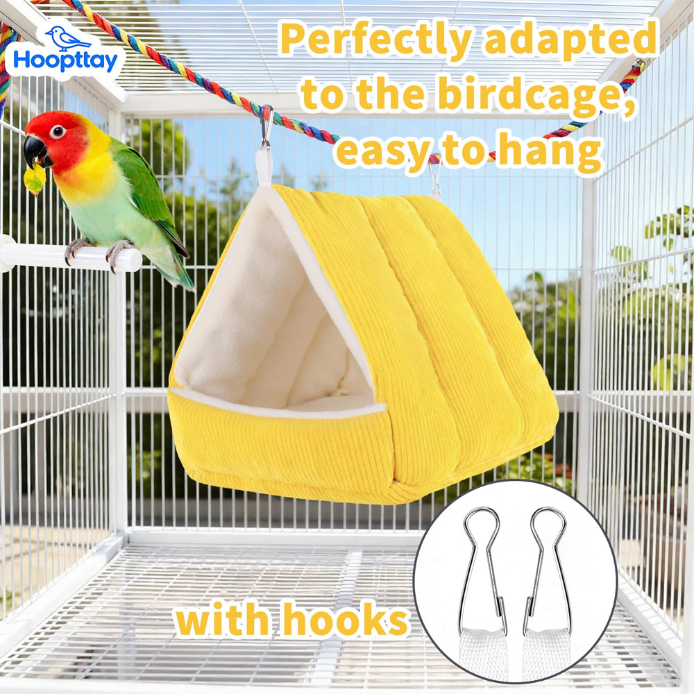 Hoopttay nido para pájaros, cama espaciosa que facilita juego.