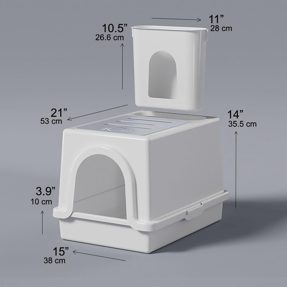 HOP caja de arena para conejos apta para lavavajillas y sin BPA, segura.