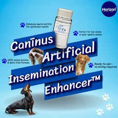 Canīnus Horizon: dosis precisa para cada inseminación, reduciendo residuos.