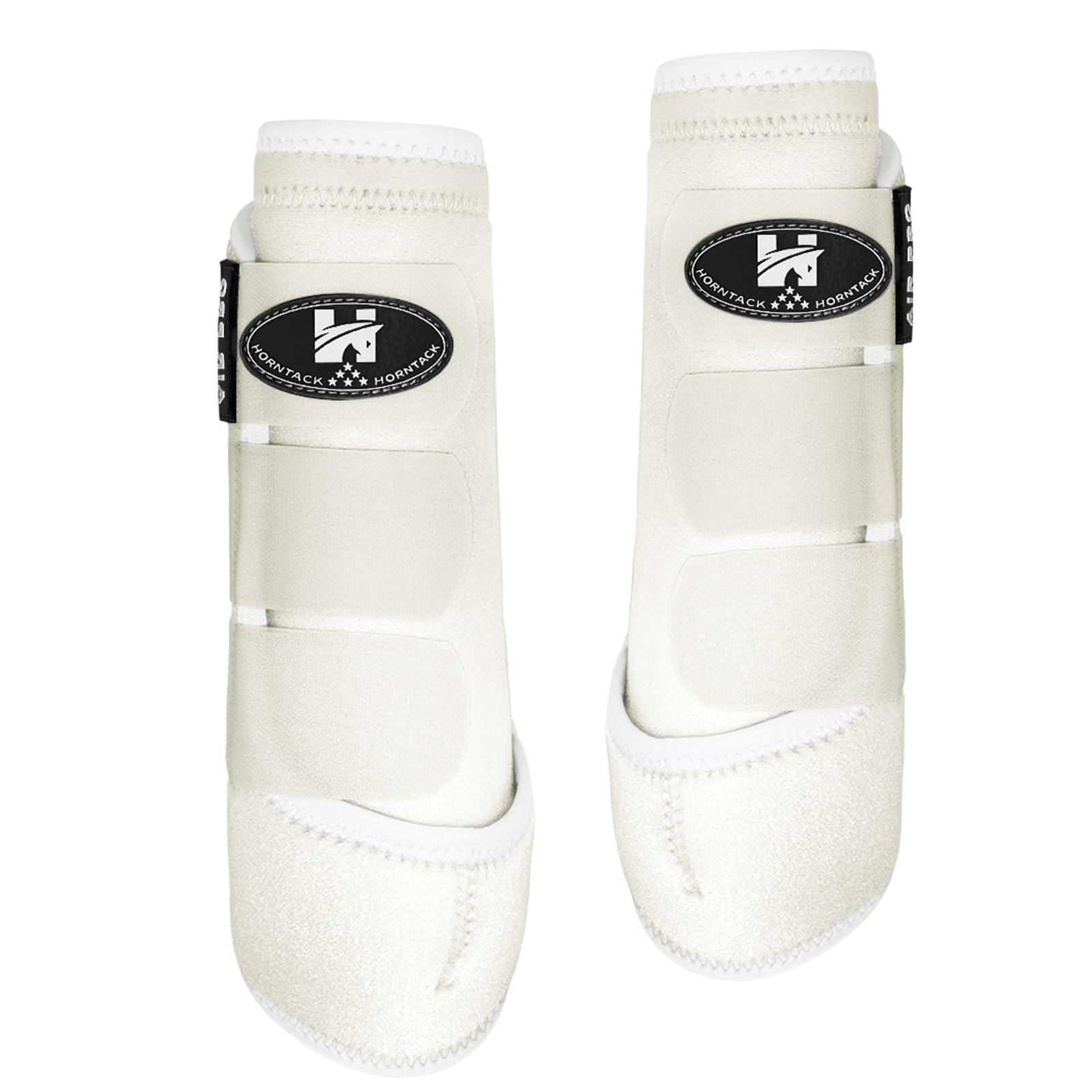 Horntack botas espinilleros caballo blanco frontal protección de tendones durante entrenamiento