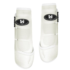 Horntack botas espinilleros caballo blanco frontal protección de tendones durante entrenamiento