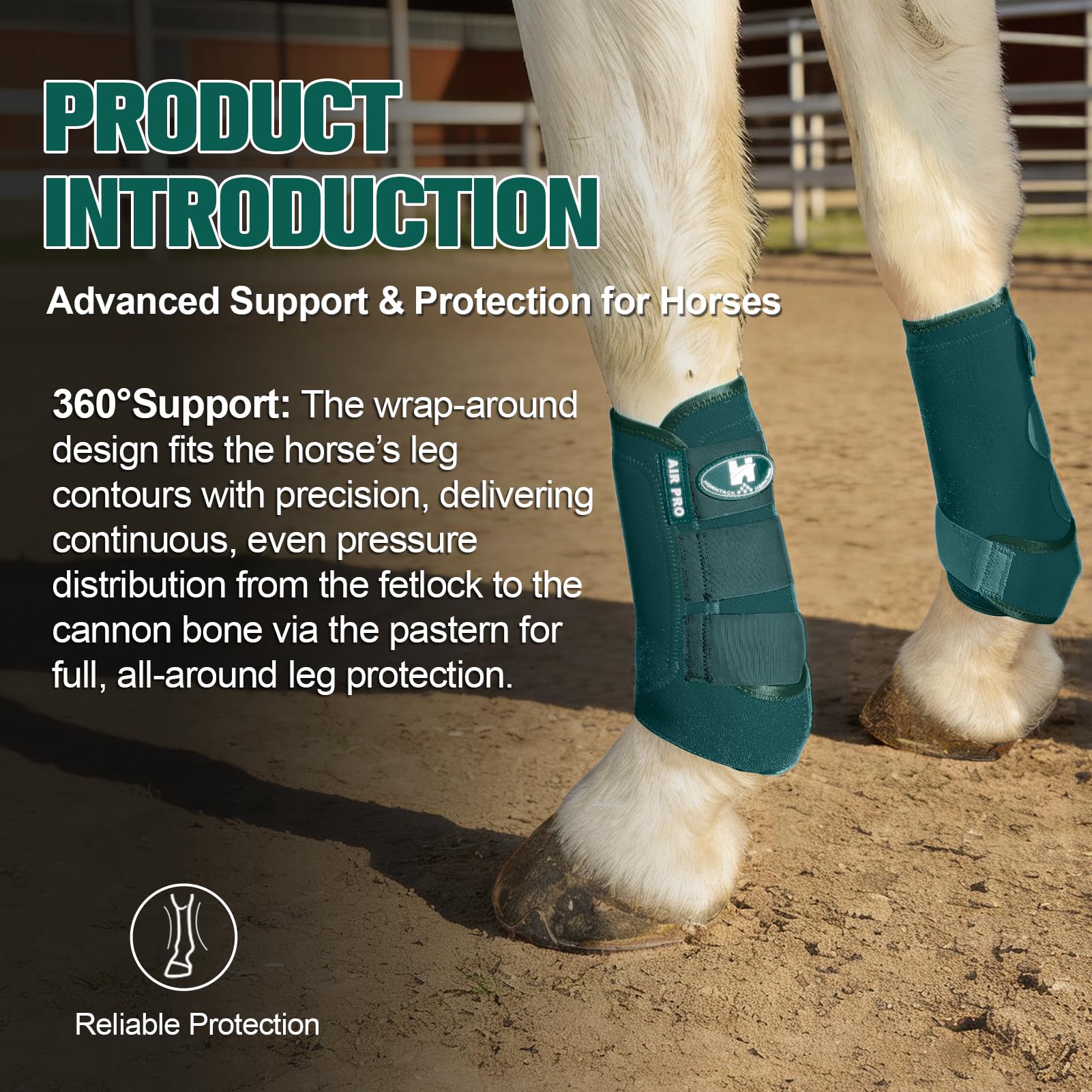 Perforaciones para ventilación en botas Horntack, protección y secado durante el ejercicio.