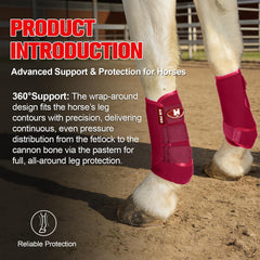 Horntack botas splint caballo interior SBR: soporte y amortiguación.