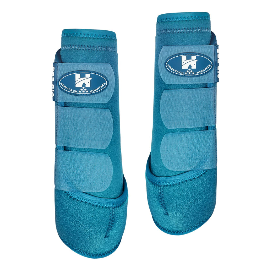 Protecciones Horntack para caballos: protección de tendones durante entrenamiento y transporte.