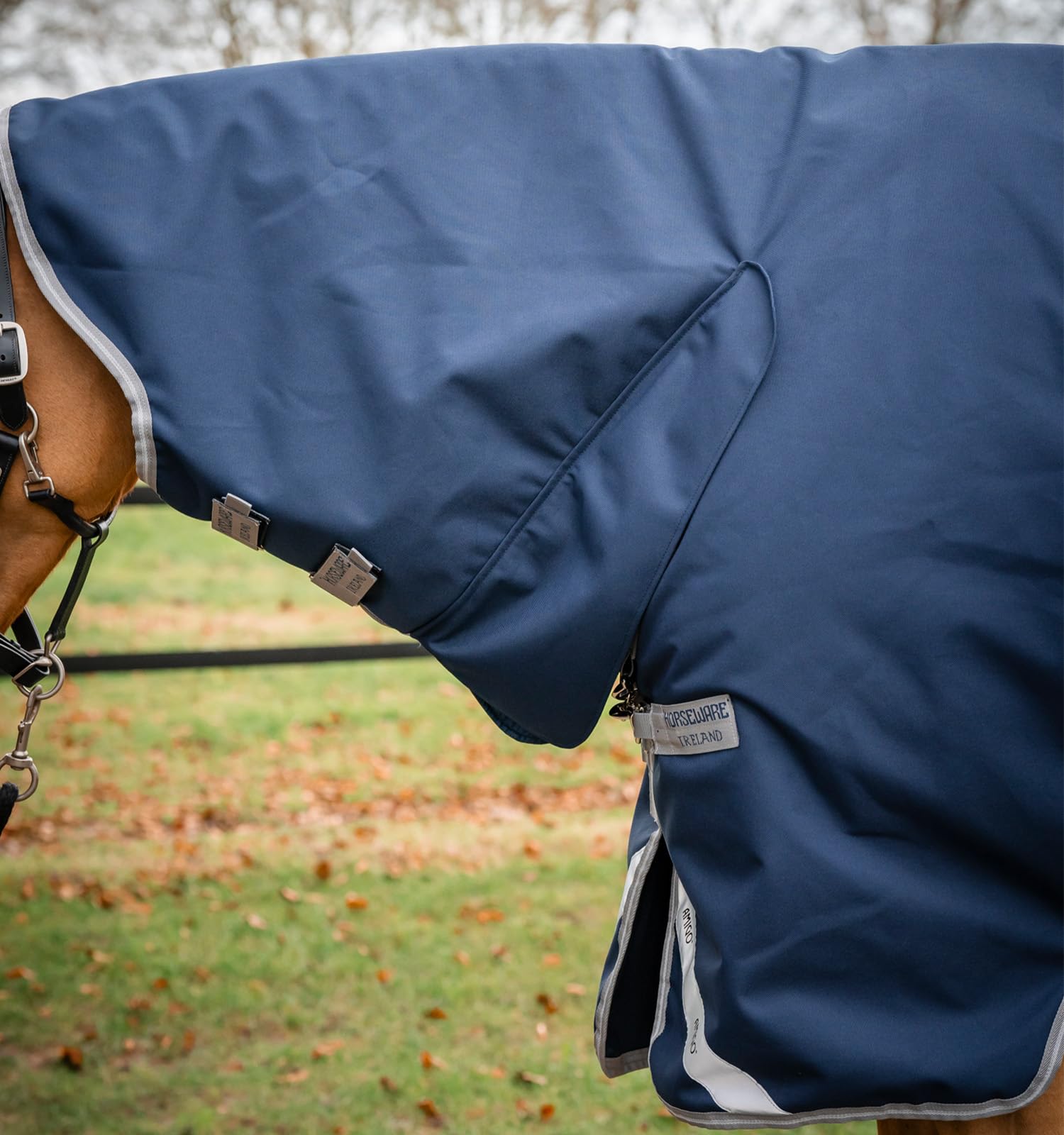 Horseware Amigo 1200D tiras reflectantes: mayor visibilidad en poca luz.
