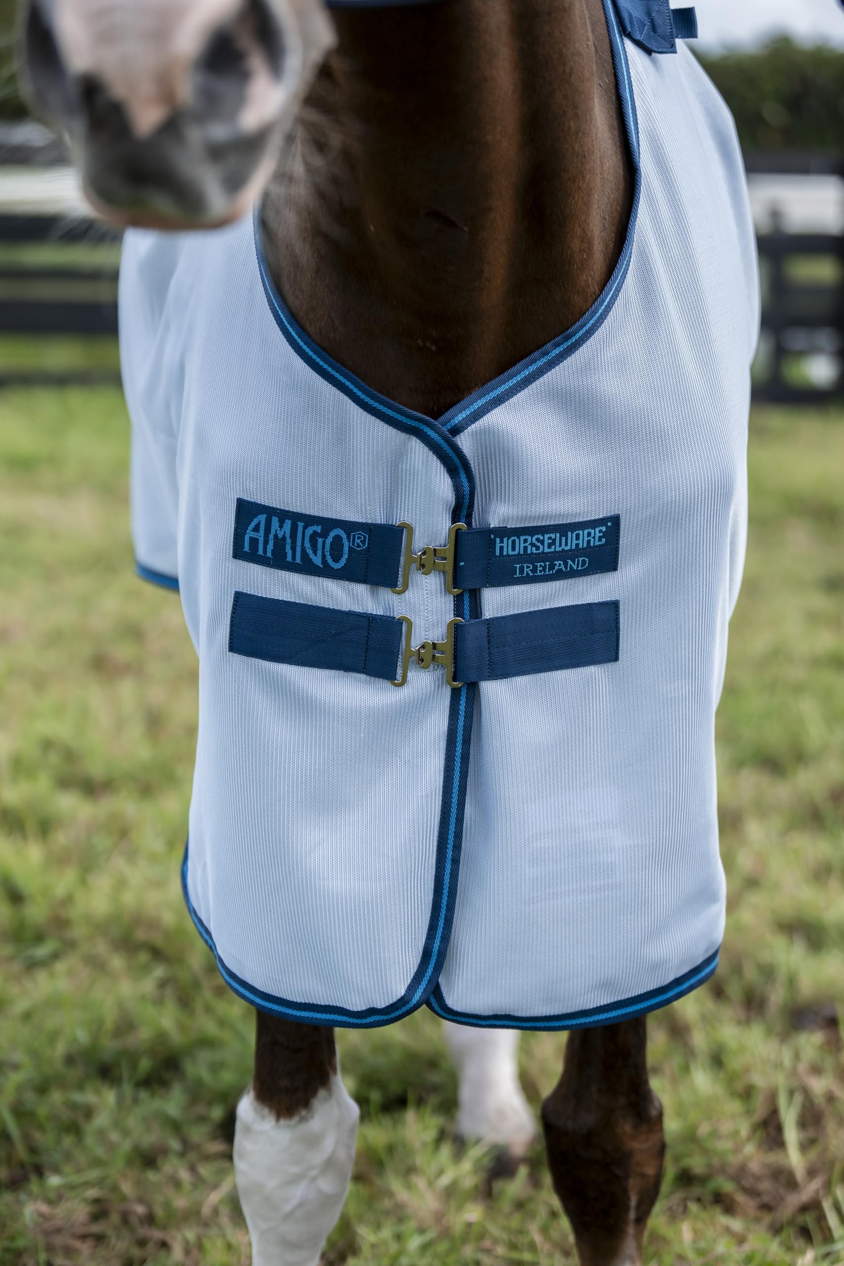 Horseware Amigo Bug Rug Plus, cola extragrande para mayor cobertura trasera.