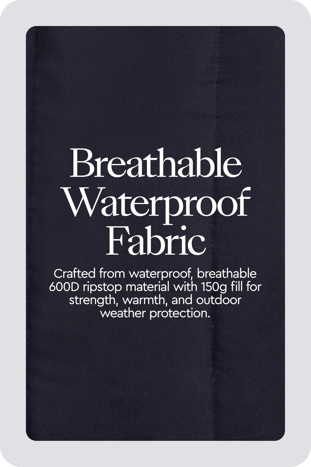 Manta impermeable 3000mm HORZE Glasgow con transpirabilidad.
