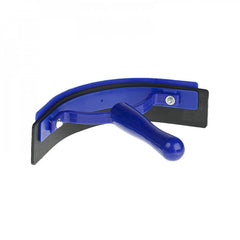 HORZE raspador de sudor de una mano azul con borde suave para limpiar sin irritar