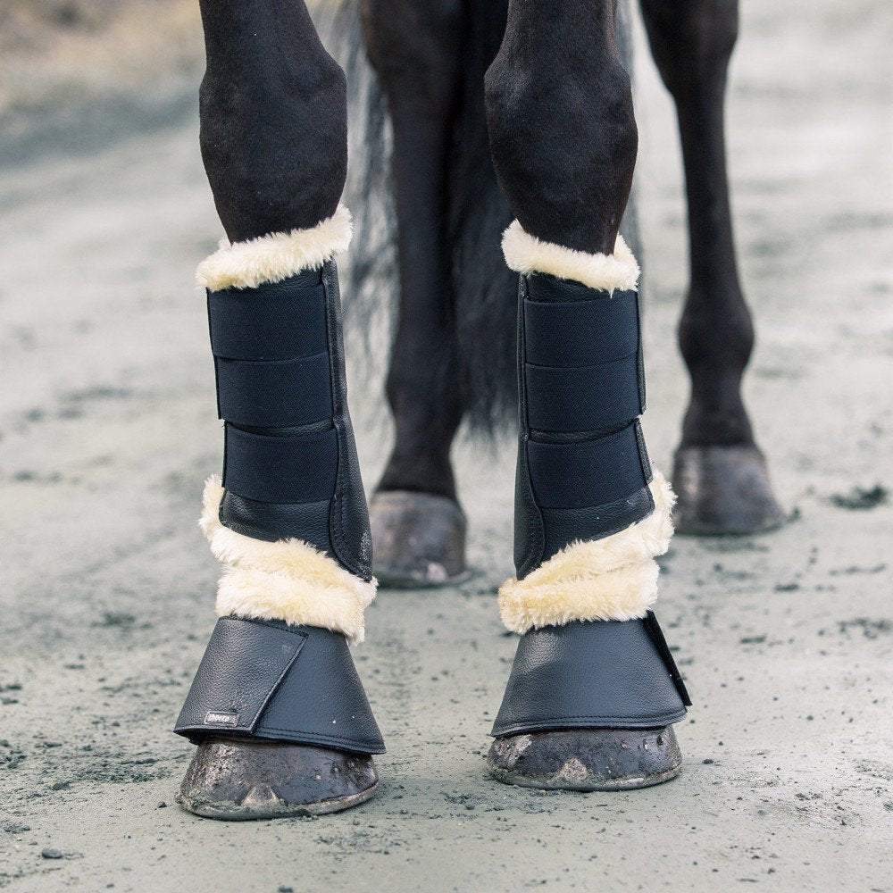 HORZE botas con imitación cuero sintético para durabilidad
