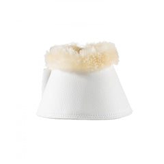 Horze botas de campana blanco en par para entrenamiento diario.