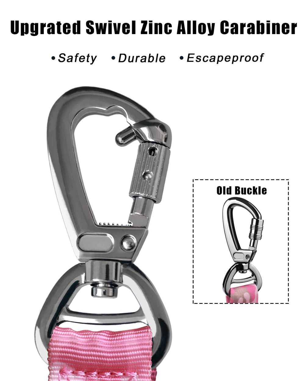 Anneau D et accessoires, pratique pour accrocher sacs et accessoires lors des sorties.